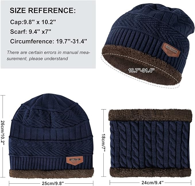 Winter hat warmer set